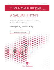 A Sabbath Hymn SATB choral sheet music cover Thumbnail